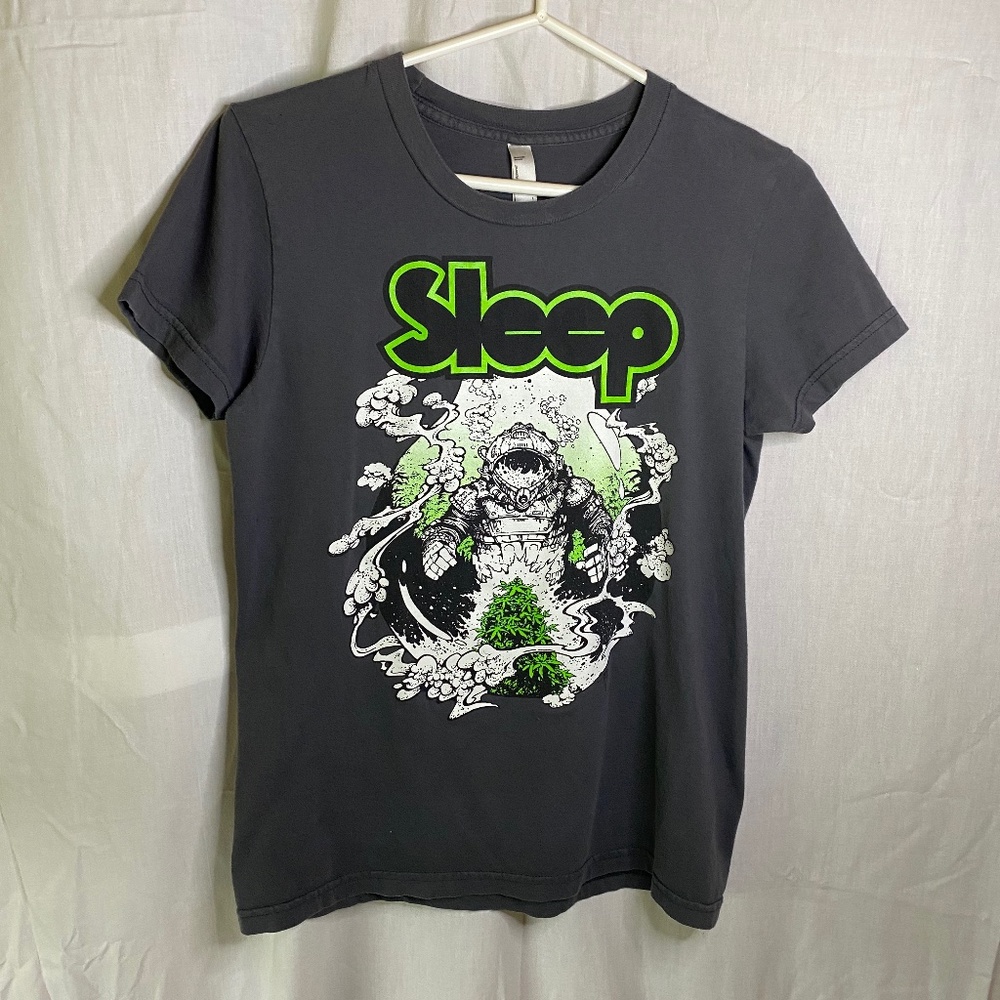 SLEEP Band - Women's Graphic Tee, Size Large, Char